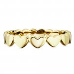 Ring 925/- Sterling Silber vergoldet Herzen günstig online kaufen