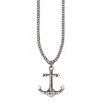 Anhänger mit Kette 925/- Sterling Silber rhodiniert Anker günstig online kaufen