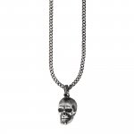 Anhänger mit Kette Totenkopf 925/- Sterling Silber oxidiert günstig online kaufen