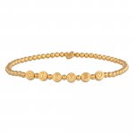 Stretch-Armband 925/- Sterling Silber vergoldet LOVE günstig online kaufen