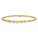 Stretch-Armband 925/- Sterling Silber vergoldet BFF günstig online kaufen