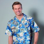 Aktuelles Hawaiihemd, blau-bei günstig online kaufen