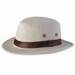 Baumwoll Hut, beige, 60/61 günstig online kaufen