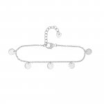 Armband 925 Sterling Silber rhodiniert Plättchen Boho günstig online kaufen