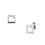 Ohrstecker 925 Sterling Silber rhodiniert Zirkonia günstig online kaufen