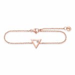 Armband 925 Sterling Silber rosé vergoldet Dreieck Zirkonia günstig online kaufen