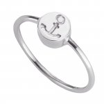 Ring 925/- Sterling Silber rhodiniert Anker günstig online kaufen