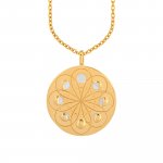 Anhänger mit Kette 925/- Sterling Silber bicolor Mondzyklus Luna günstig online kaufen