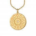 Anhänger mit Kette 925/- Sterling Silber Topas Mandala günstig online kaufen