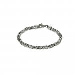 Armband Silber 925 poliert Königskette 4mm breit günstig online kaufen