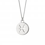 Halskette Fische Sternzeichen 925/- Sterling Silber rhodiniert günstig online kaufen