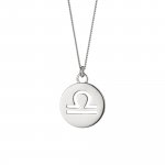 Halskette Waage Sternzeichen 925/- Sterling Silber rhodiniert günstig online kaufen