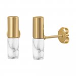 Ohrstecker 925/ Sterling Silber vergoldet Howlith günstig online kaufen