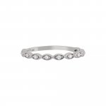 Ring 925/- Sterling Silber rhodiniert Zirkonia Stacking günstig online kaufen