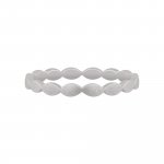 Ring 925/- Sterling Silber rhodiniert mattiert Stacking günstig online kaufen