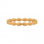 Ring 925/- Sterling Silber vergoldet mattiert Stacking günstig online kaufen