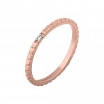 Ring 925/- Sterling Silber rosévergoldet Herzen Zirkonia Stacking günstig online kaufen