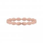 Ring 925/- Sterling Silber rosévergoldet mattiert Stacking günstig online kaufen