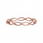 Ring 925/- Sterling Silber rosévergoldet Cut Outs Stacking günstig online kaufen