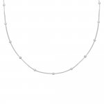 Collier 925/- Sterling Silber Schlangenkette vierseitig diamantiert mit Kug günstig online kaufen