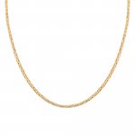 Collier 925 Silber vergoldet Königskette diamantiert günstig online kaufen