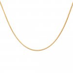 Collier 925 Silber vergoldet Panzerkette rund günstig online kaufen