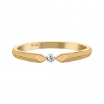 Ring 925 Silber vergoldet mit Zirkonia günstig online kaufen