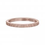 Ring 925 Silber rosévergoldet Muster Stacking günstig online kaufen