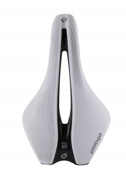Rennrad-Sattel  Dimension R2  Nack, weiß