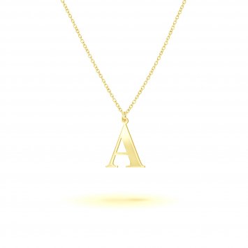 Anhänger mit Kette 925-Sterling Silber  Glänzend vergoldet 45cm