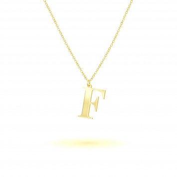 Anhänger mit Kette 925-Sterling Silber vergoldet Glänzend 45cm