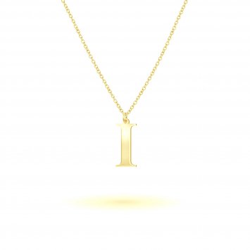 Anhänger mit Kette 925-Sterling Silber vergoldet Glänzend 45cm