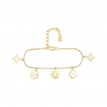 Armband 925 Silber vergoldet Anhänger