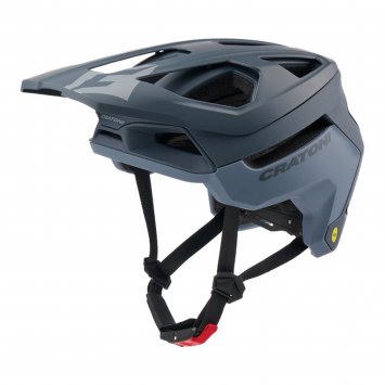 MTB Fahrradhelm Madflex MIPS Recco, grau matt