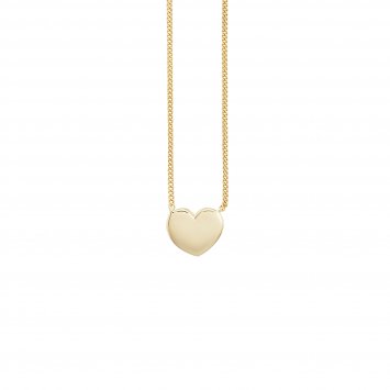 Collier 925/- Sterling Silber vergoldet Herz