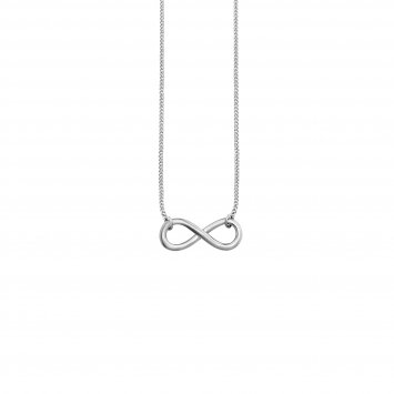 Collier 925/- Sterling Silber rhodiniert Infinity