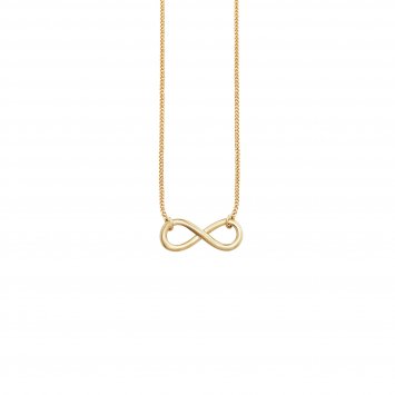 Collier 925/- Sterling Silber vergoldet Infinity