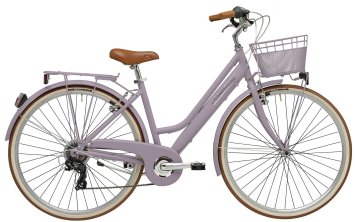Cityfahrrad 28 Zoll RETRO Lady malve
