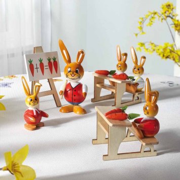 Hasenschule aus Holz