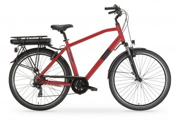 Elektro-Citybike RHEA  MAN 28 Zoll, rot