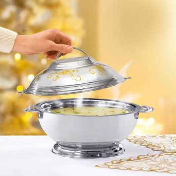 Edelsathl Thermo-Servierschüssel