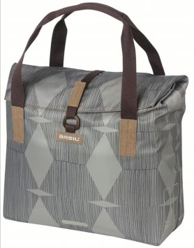 Gepäckträger Fahrradtasche "Elegance", grau
