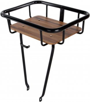 Vorderrad- Transportgepäckträger "Jumbo Basket" , schwarz