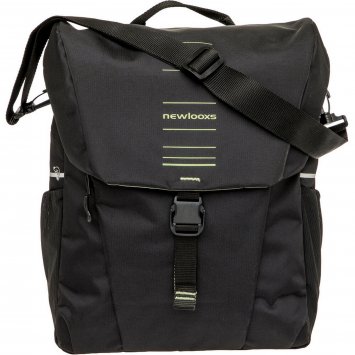 Fahrrad-Gepäckträgertasche Vigo Single, schwarz-grün