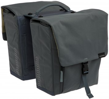 Fahrrad- Gepäckträgertasche Tulum MIK ,  grau