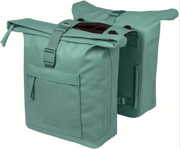 Gepäckträger- Fahrradshopper "Brooklyn MIK 2.0",  silbergrün