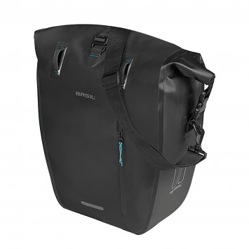 Fahrrad-Einzelpacktasche Rivo M MIK Hooks, schwarz