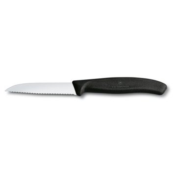 Gemüsemesser mit Wellenschliff