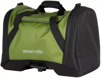System - Gepäckträgertasche  "Pulse AVS", schwarz / grün