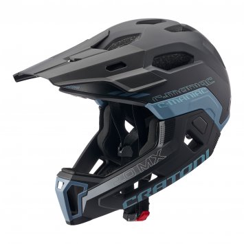 MTB-Fahrradhelm C-Maniac 2.0 MX, schwarz-blau